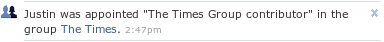 The Times on Facebook
